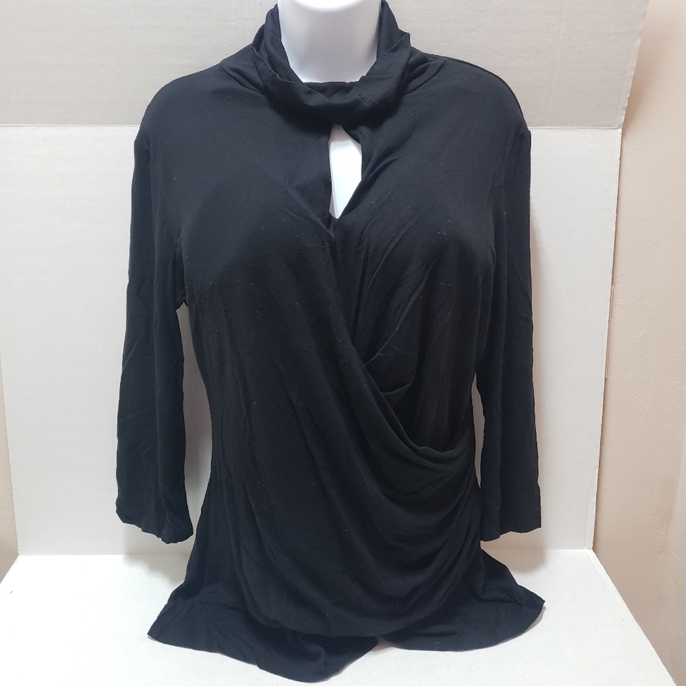 7th Avenue black long sleeve